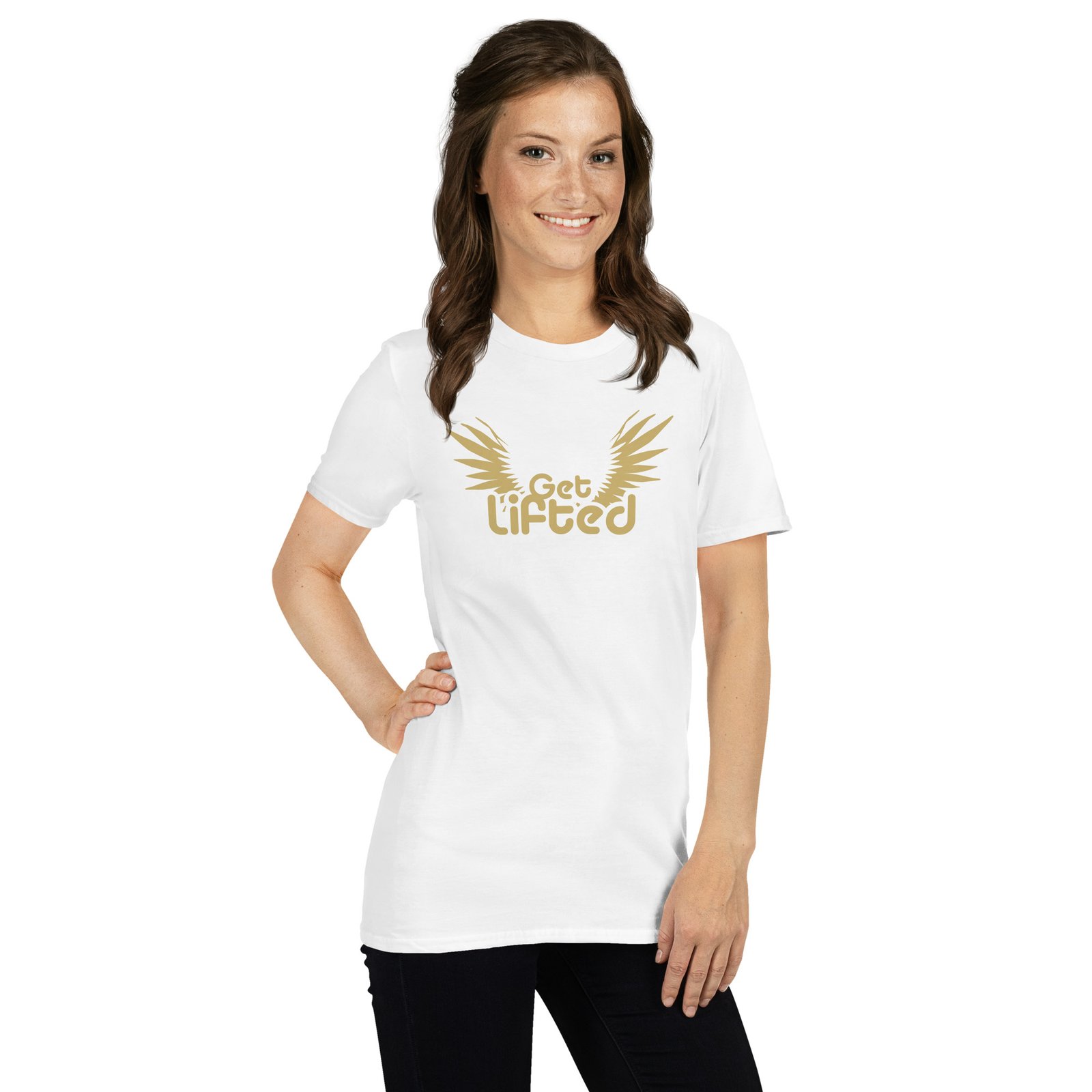 unisex basic softstyle t shirt white right front 695ae7d4af702