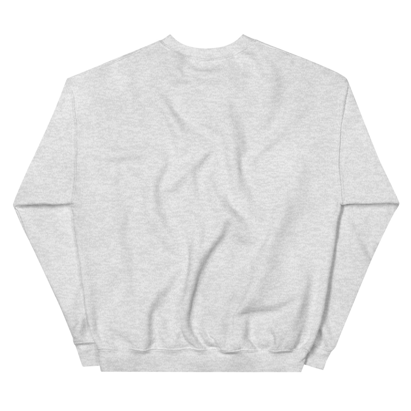 unisex crew neck sweatshirt ash back 695c1eb01ab1c