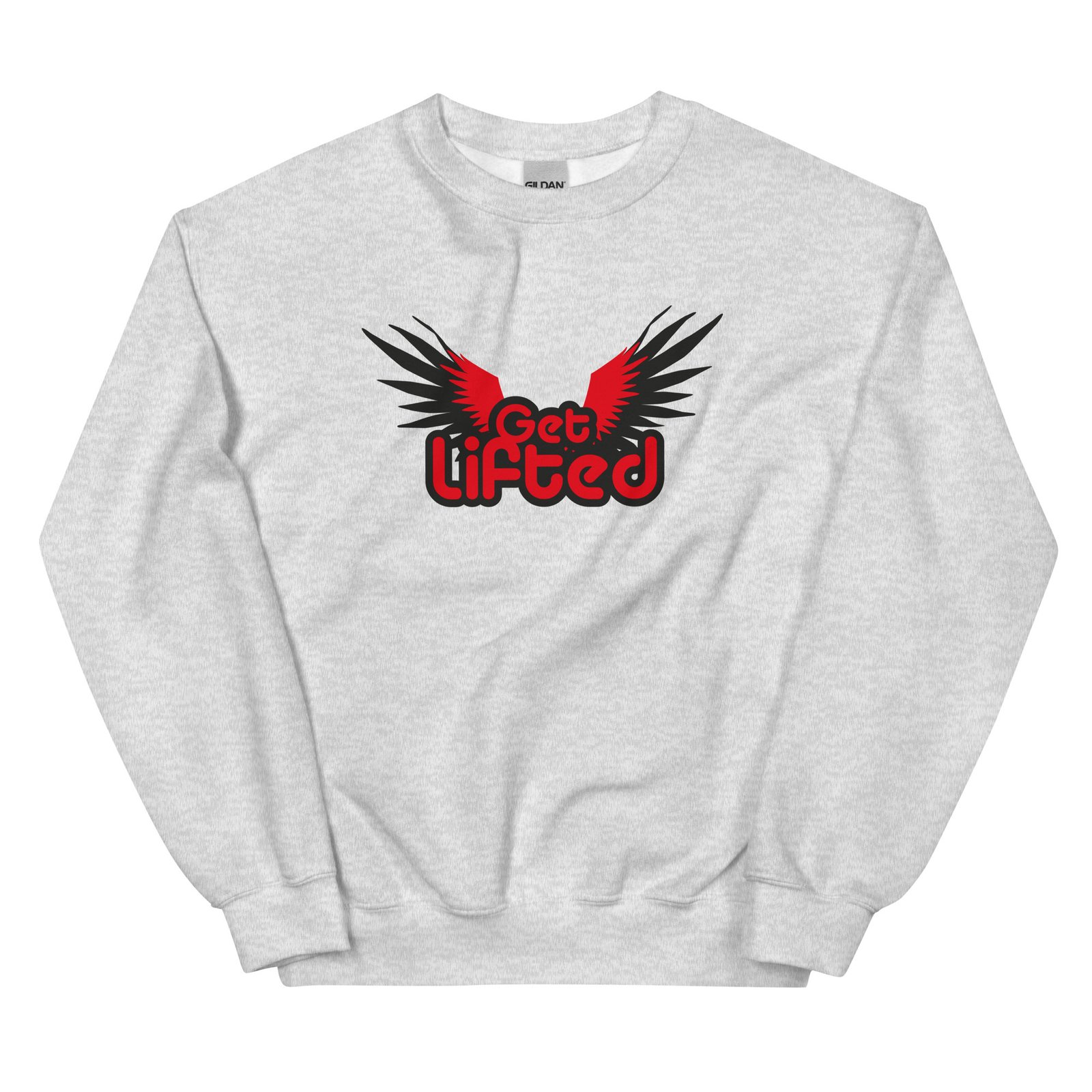 unisex crew neck sweatshirt ash front 695b05855b6cf
