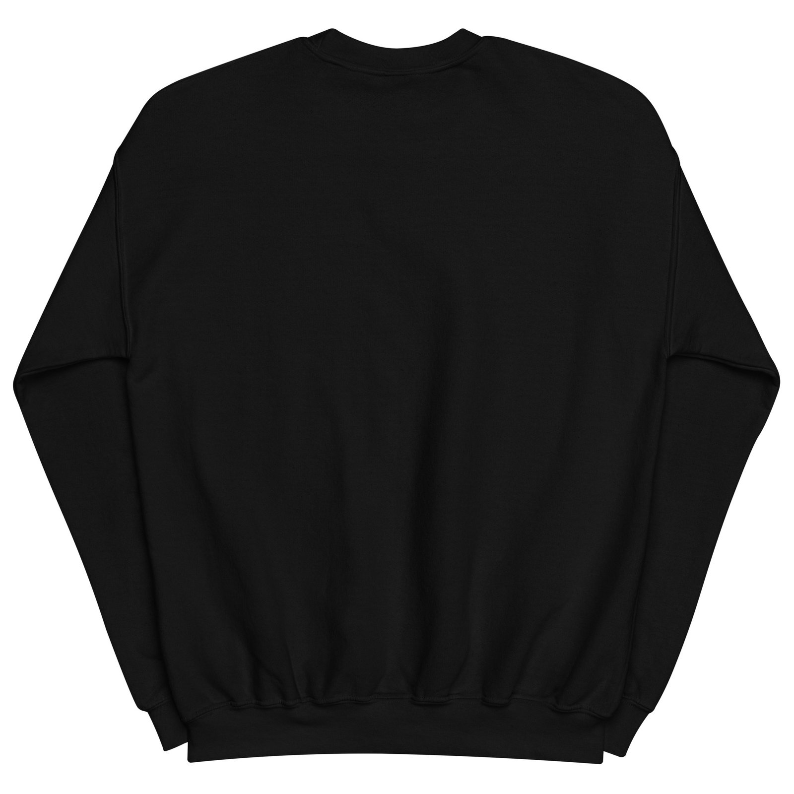 unisex crew neck sweatshirt black back 695c77c343839