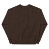 unisex crew neck sweatshirt dark chocolate back 695c92c4cd14d