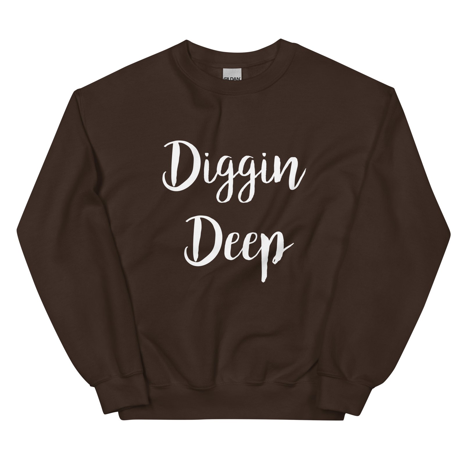 unisex crew neck sweatshirt dark chocolate front 695c92c4c687b