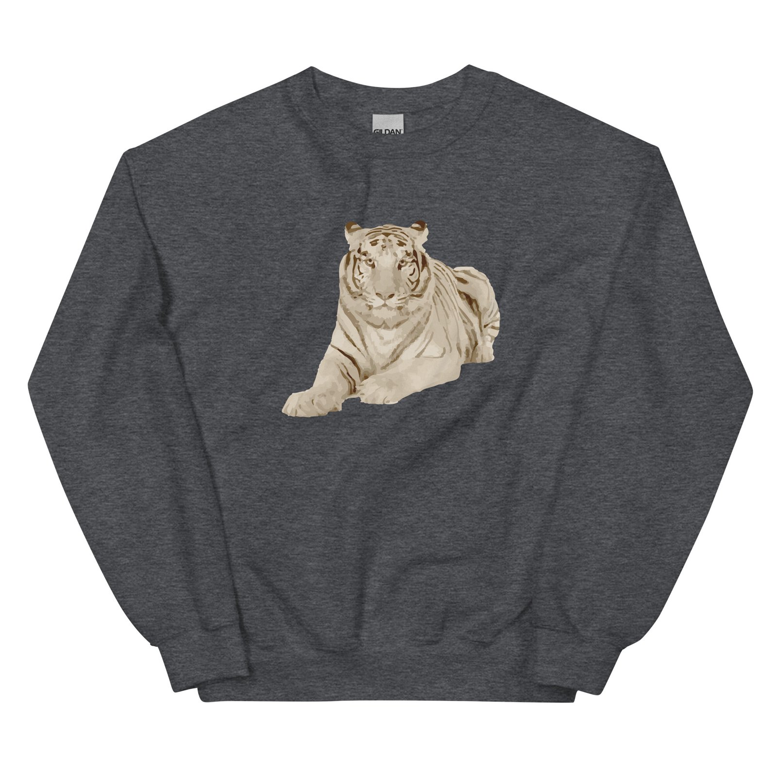 unisex crew neck sweatshirt dark heather front 69598e10a66dc