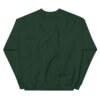 unisex crew neck sweatshirt forest green back 695c92c50d00d
