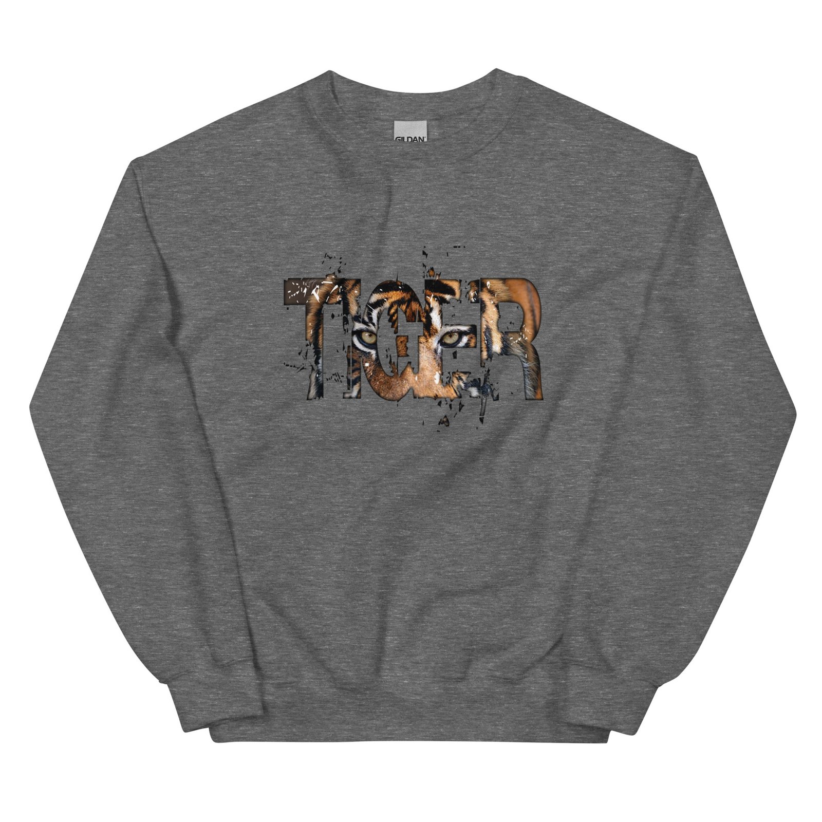 unisex crew neck sweatshirt graphite heather front 695989d7d2154