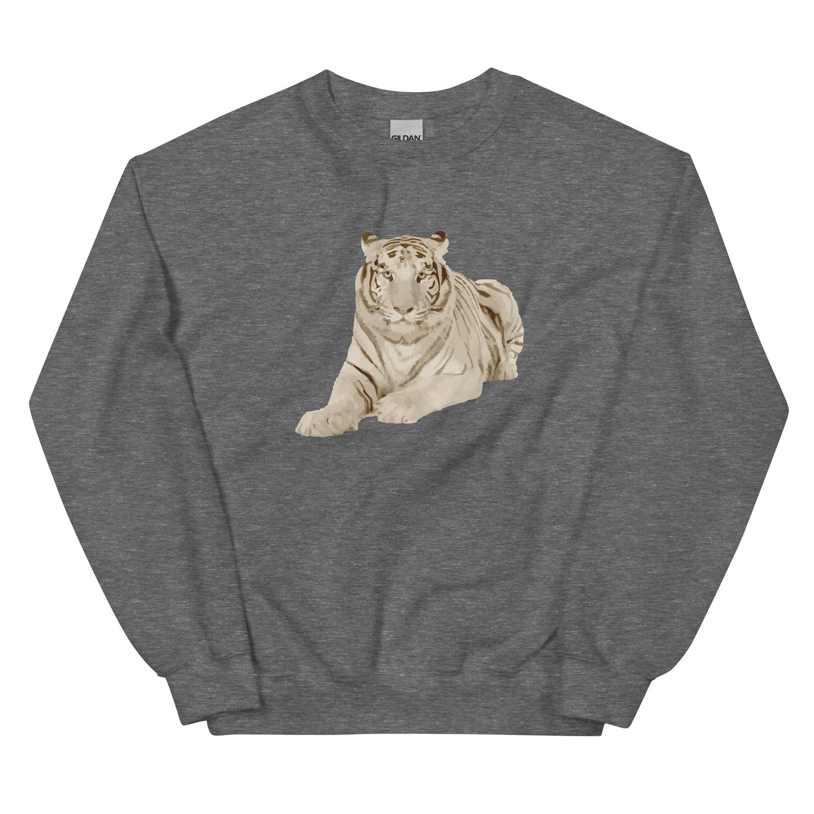 unisex crew neck sweatshirt graphite heather front 69598e10ade0a