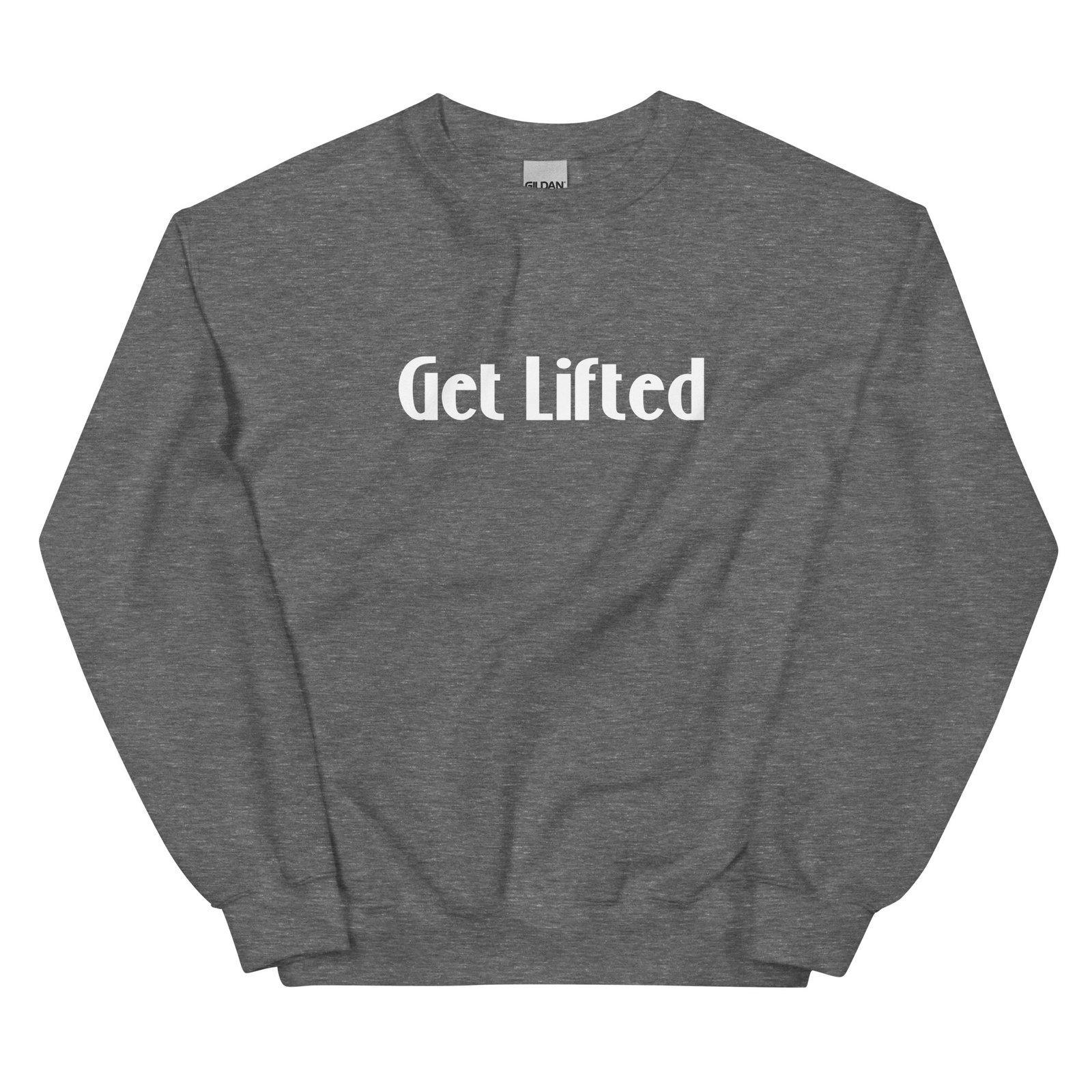 unisex crew neck sweatshirt graphite heather front 695aece5e7419
