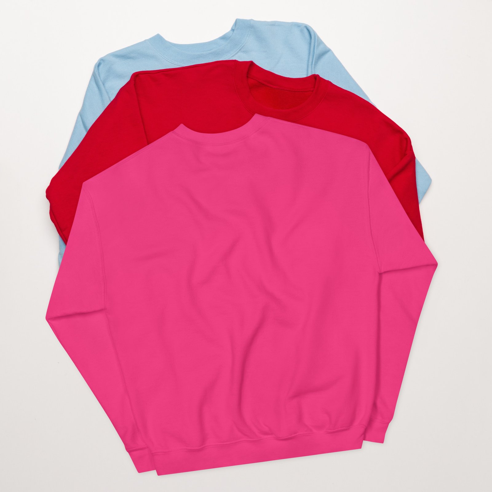 unisex crew neck sweatshirt heliconia back 695c77c3aab28
