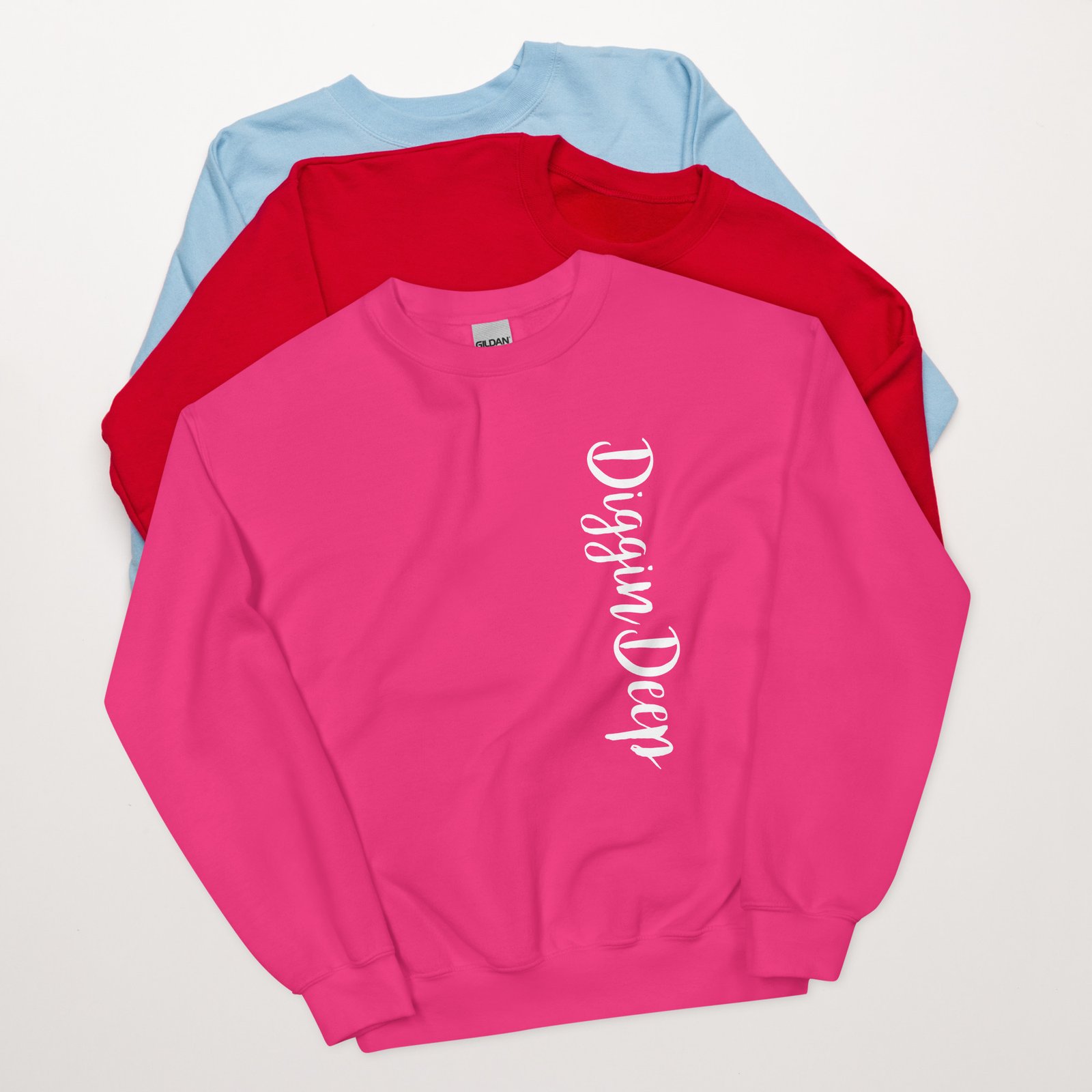 unisex crew neck sweatshirt heliconia front 695c77c3986fd