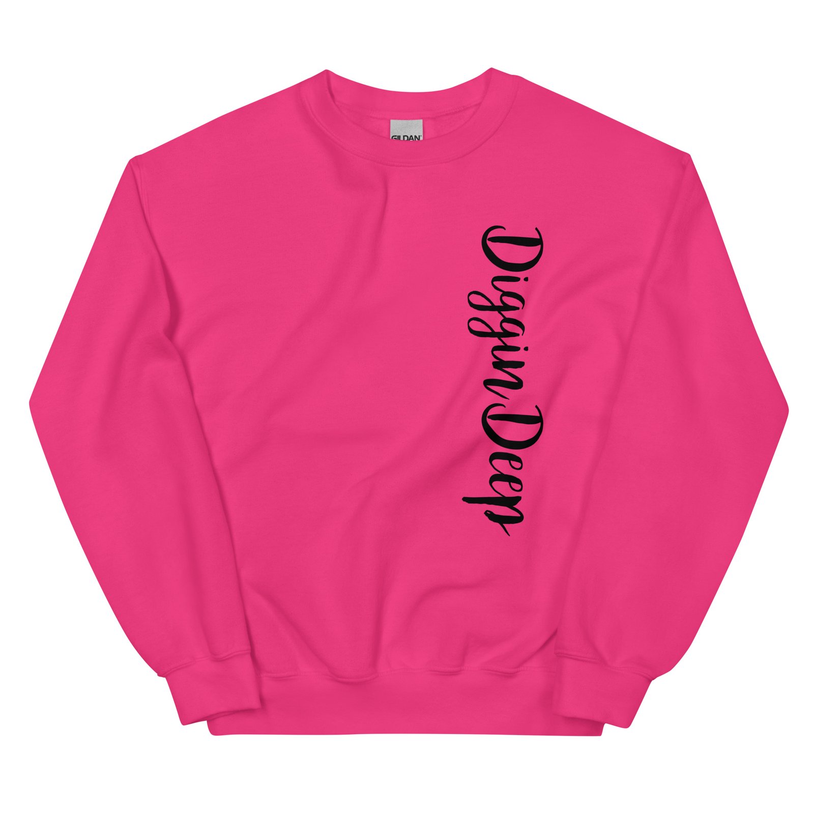 unisex crew neck sweatshirt heliconia front 695d8925381b1