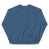 unisex crew neck sweatshirt indigo blue back 695c1eafbd224