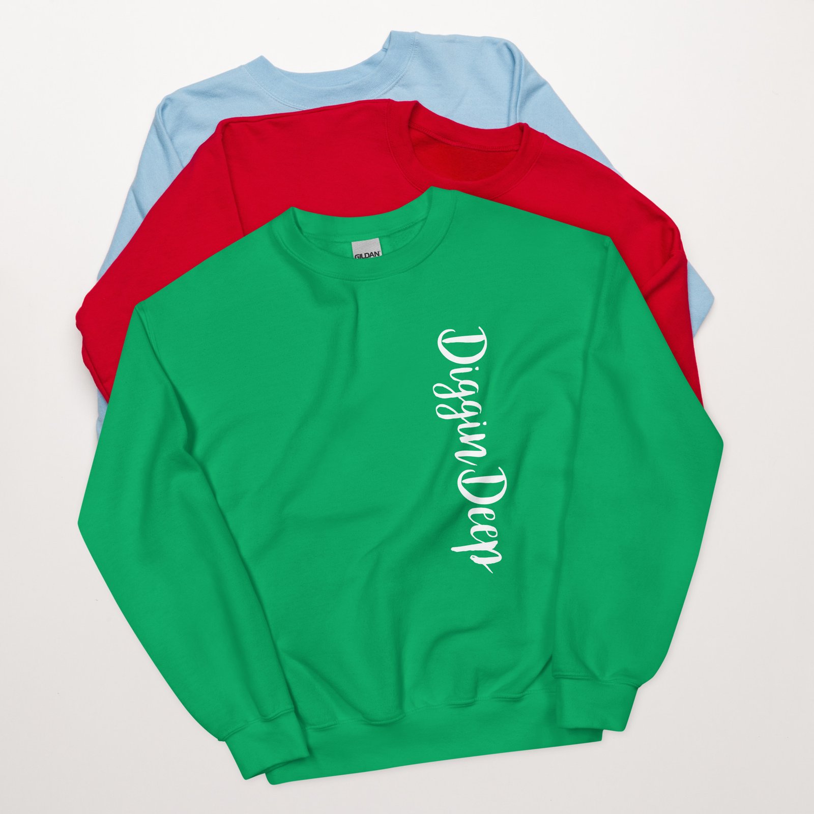 unisex crew neck sweatshirt irish green front 695c77c3d9d56
