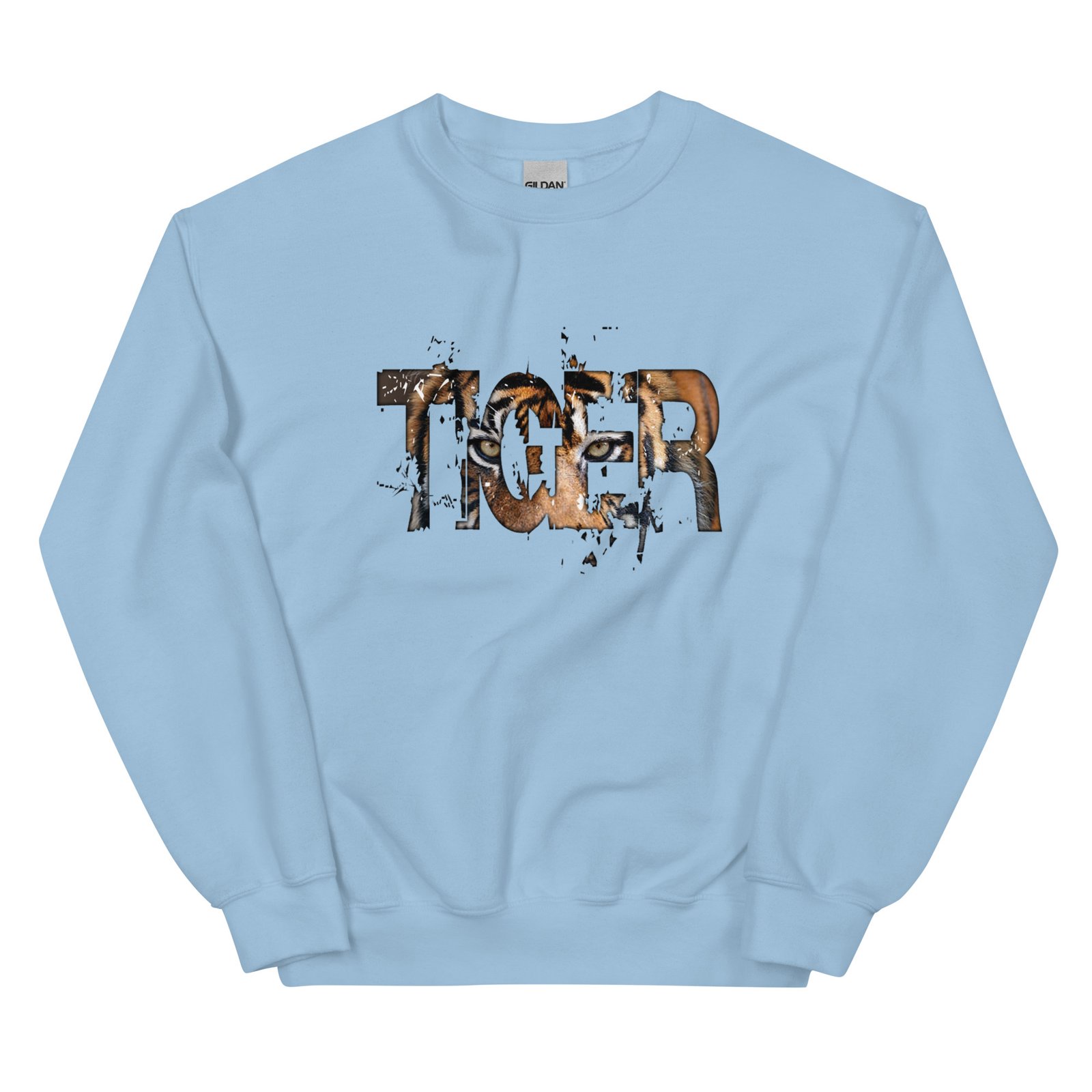 unisex crew neck sweatshirt light blue front 695989d805ced