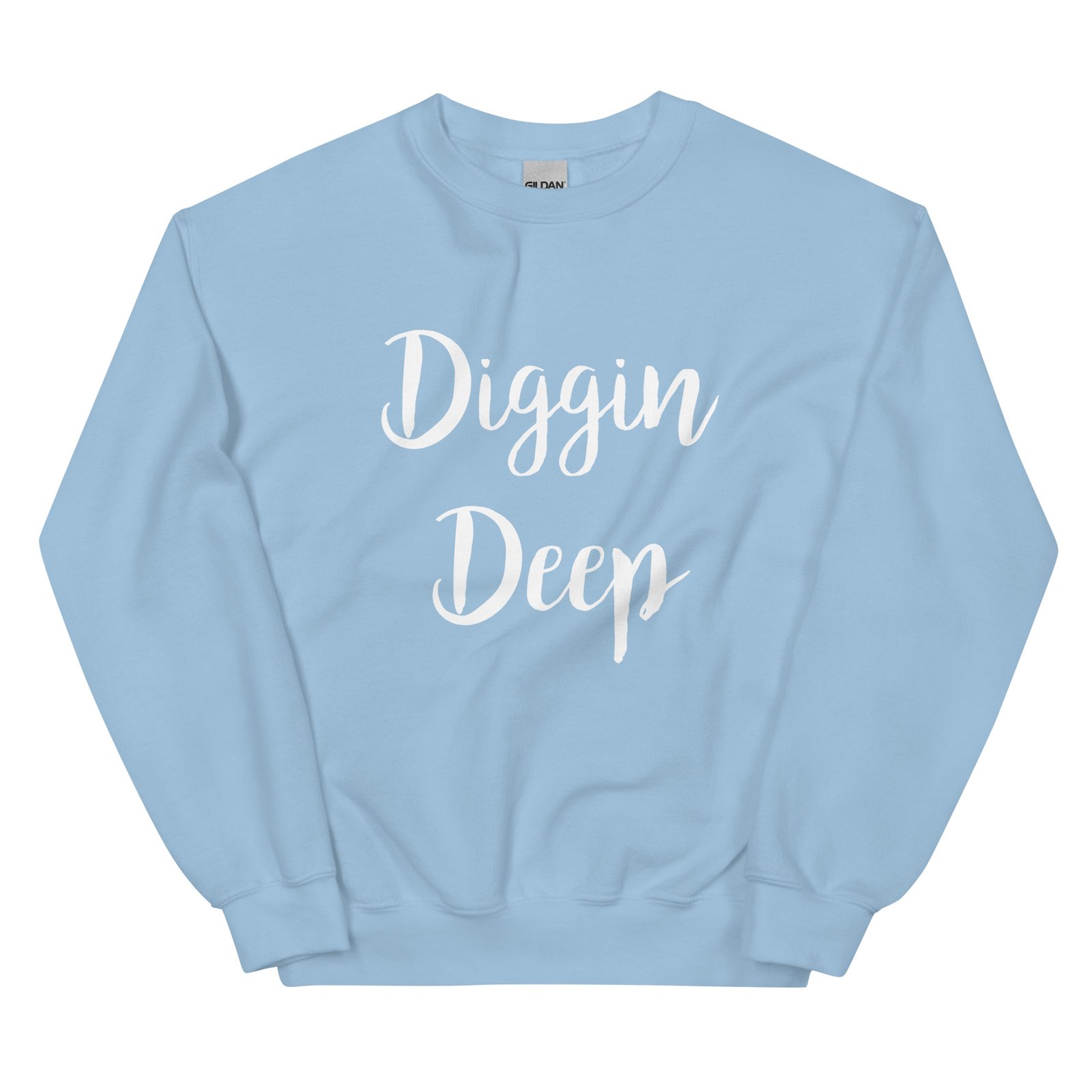 unisex crew neck sweatshirt light blue front 695c92c5ba799