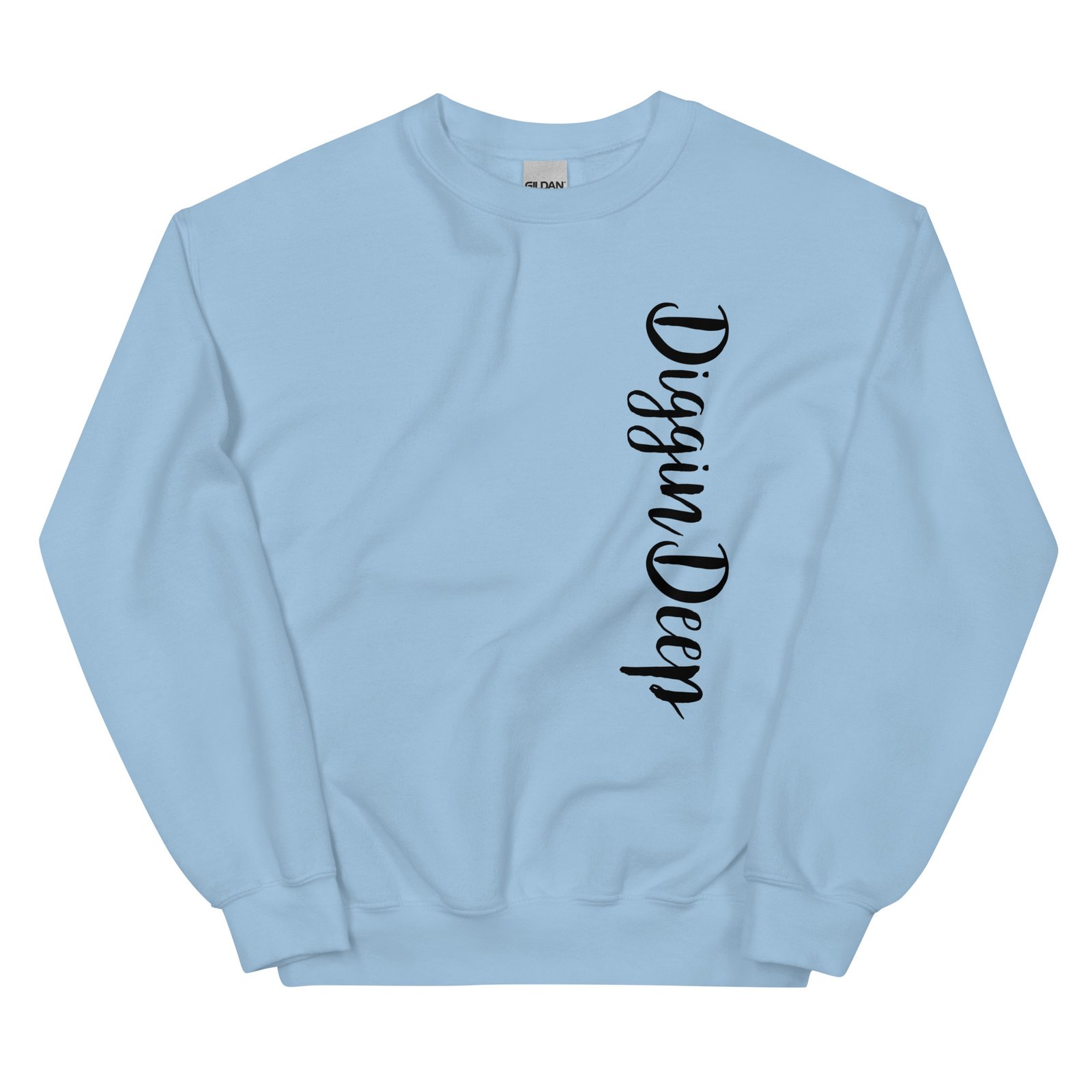 unisex crew neck sweatshirt light blue front 695d8925c80f6