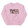 unisex crew neck sweatshirt light pink front 695989d84a40f