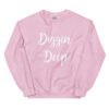 unisex crew neck sweatshirt light pink front 695c92c660053