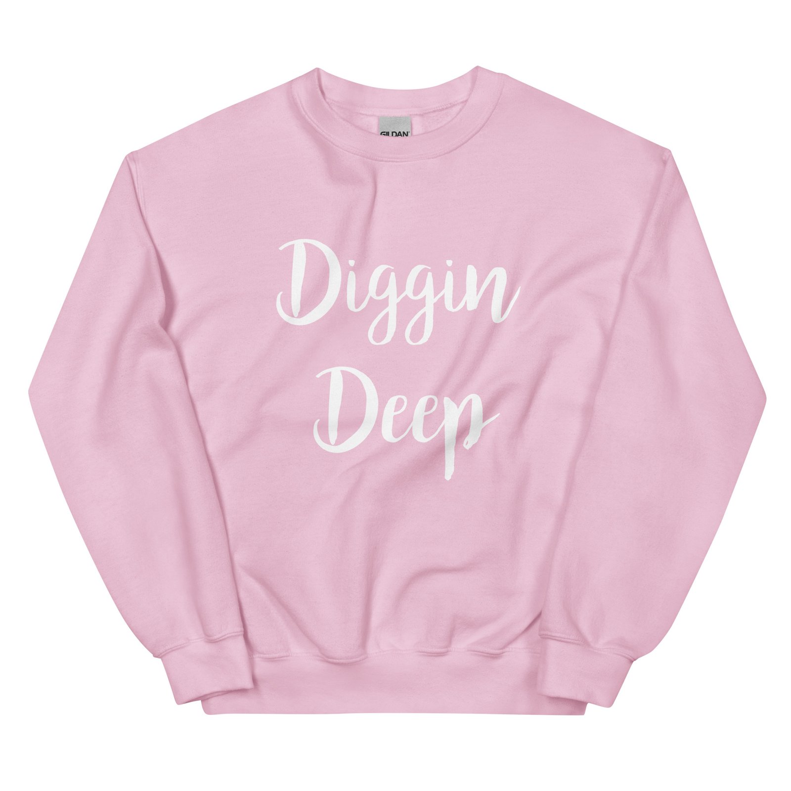 unisex crew neck sweatshirt light pink front 695c92c660053