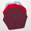 unisex crew neck sweatshirt maroon back 695c77c35cc51