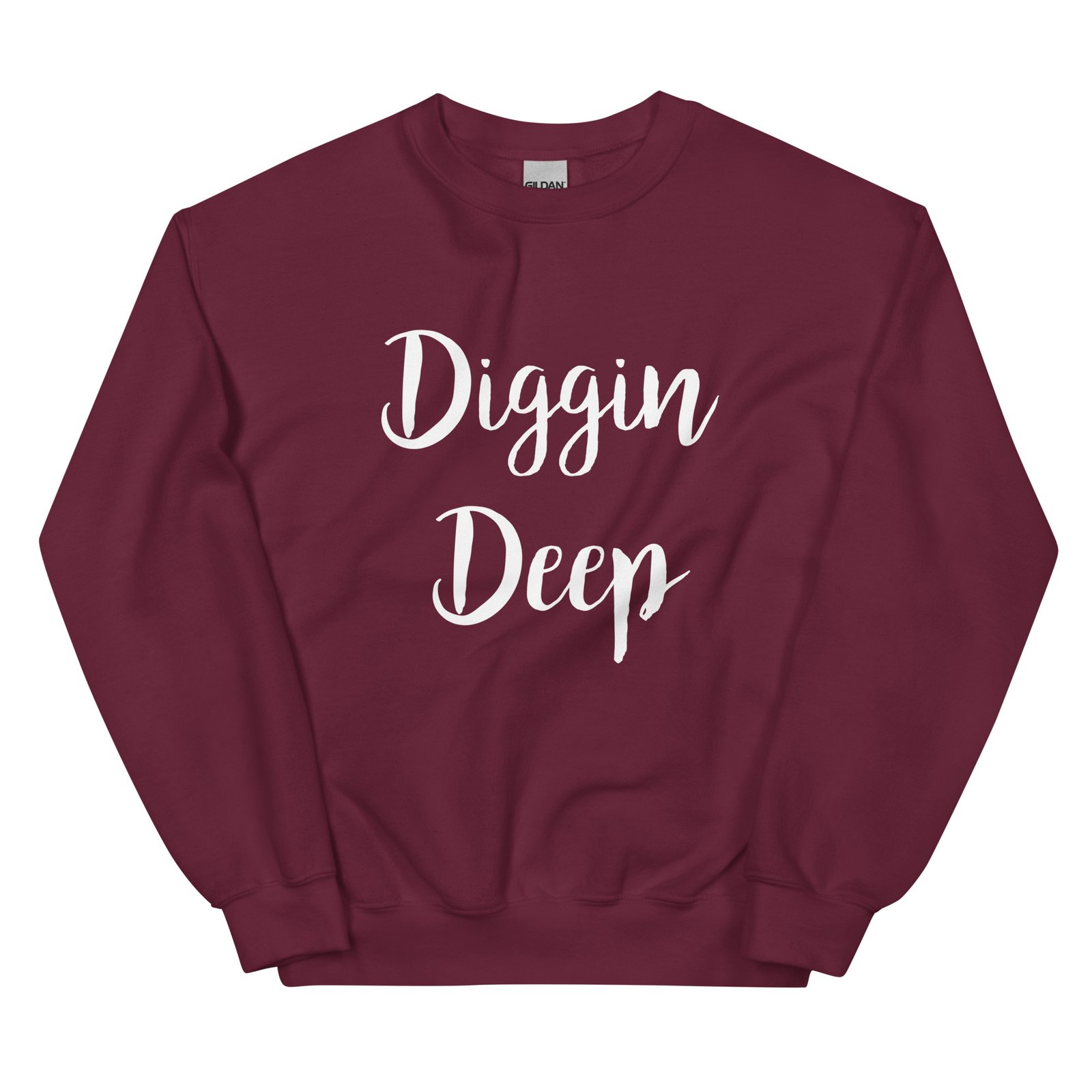 unisex crew neck sweatshirt maroon front 695c92c4e2d83