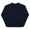 unisex crew neck sweatshirt navy back 695c1eafaedc8