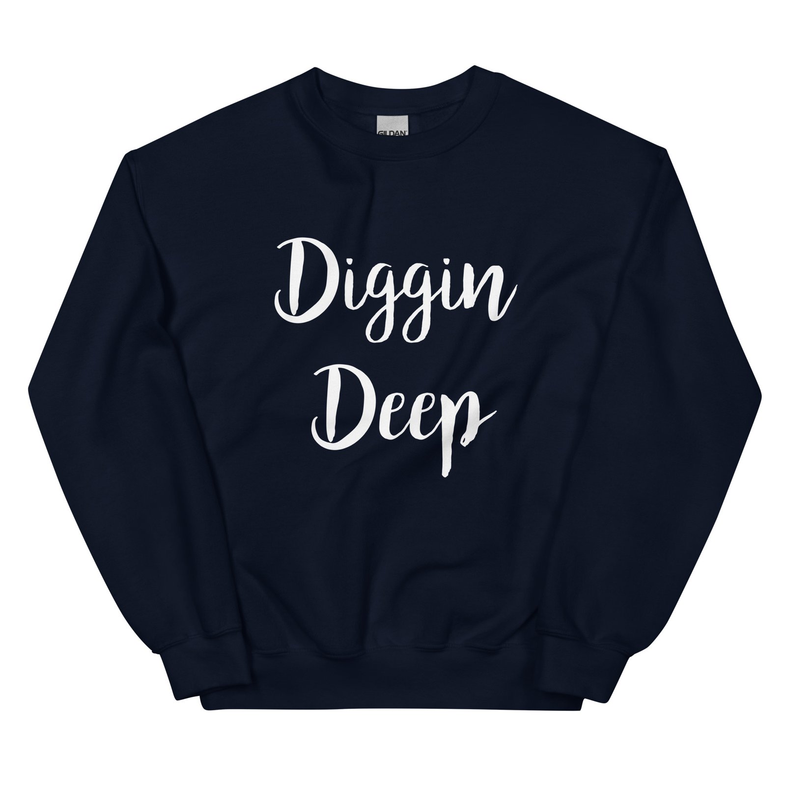 unisex crew neck sweatshirt navy front 695c92c4bda91