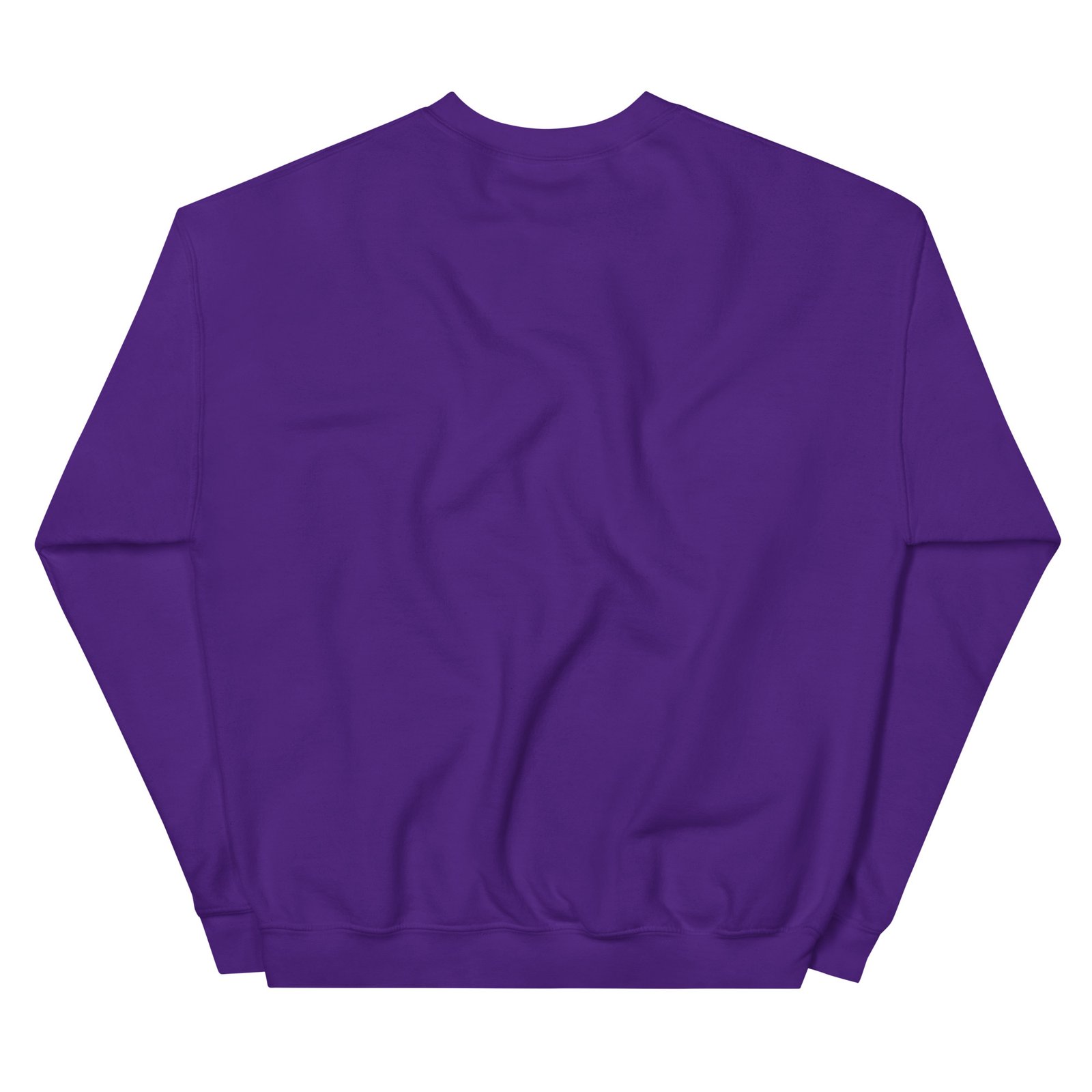 unisex crew neck sweatshirt purple back 695aece593f90
