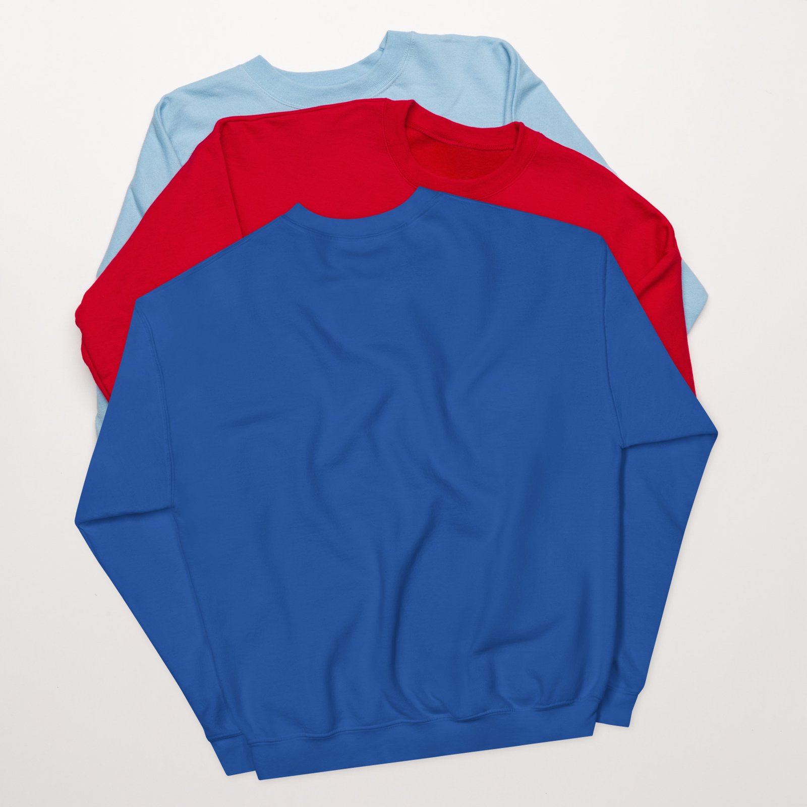 unisex crew neck sweatshirt royal back 695c77c38d747