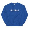 unisex crew neck sweatshirt royal front 695aece5be15f
