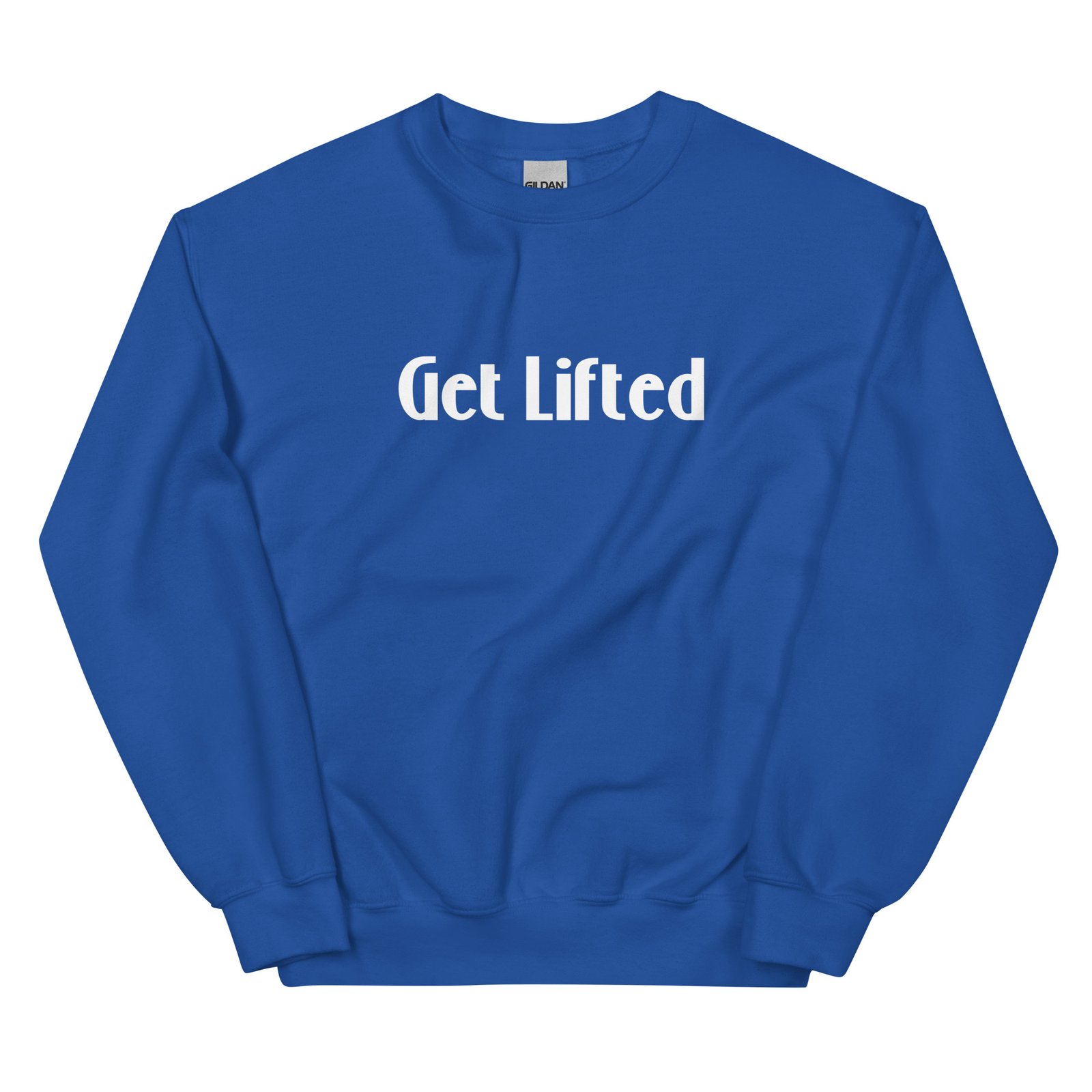 unisex crew neck sweatshirt royal front 695aece5be15f
