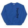 unisex crew neck sweatshirt royal front 695d89252ca53