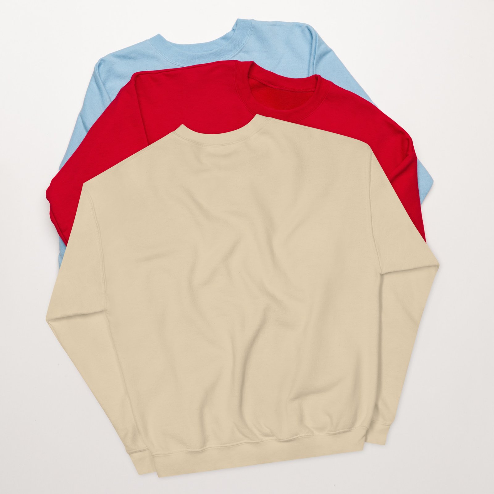 unisex crew neck sweatshirt sand back 695c77c49a8f2
