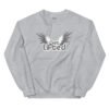 unisex crew neck sweatshirt sport grey front 695c22a92443f
