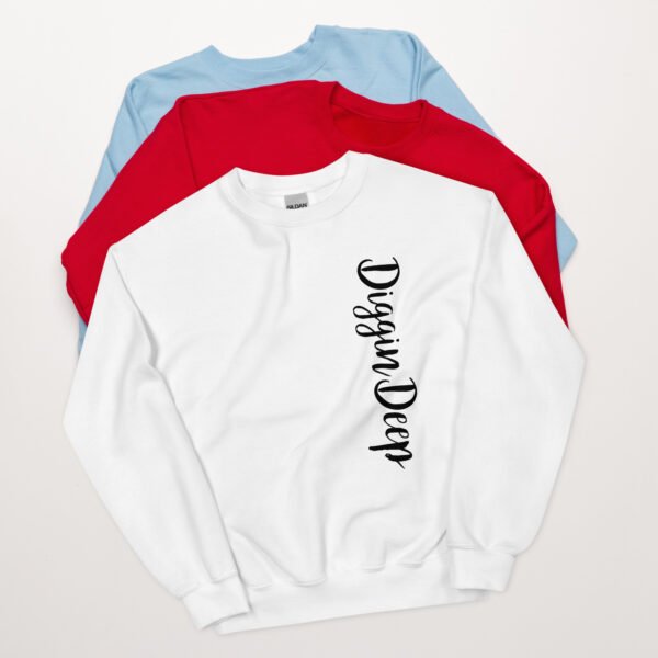 unisex crew neck sweatshirt white front 695d8924c1d83