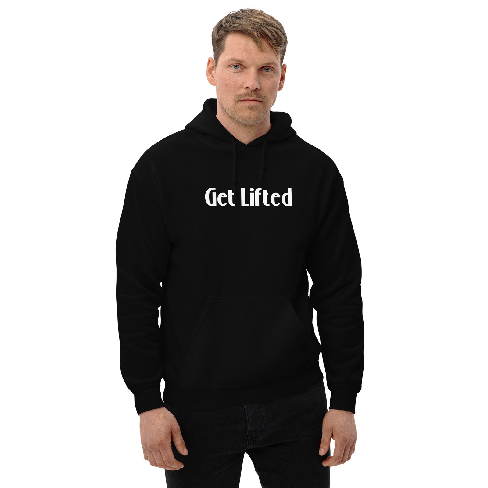 unisex heavy blend hoodie black front 695aeb8704e83