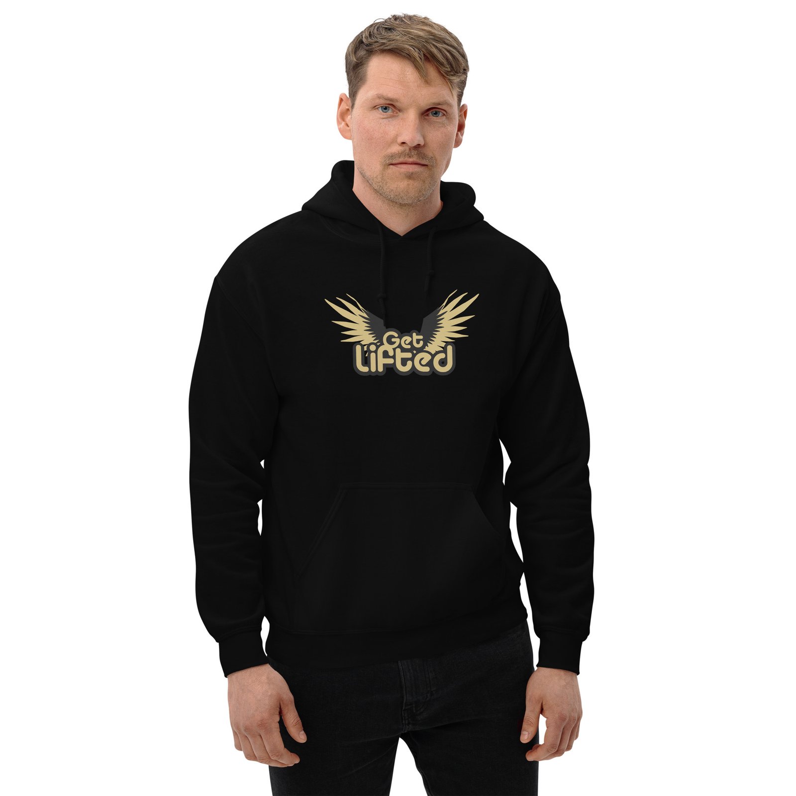 unisex heavy blend hoodie black front 695c25bbbd987