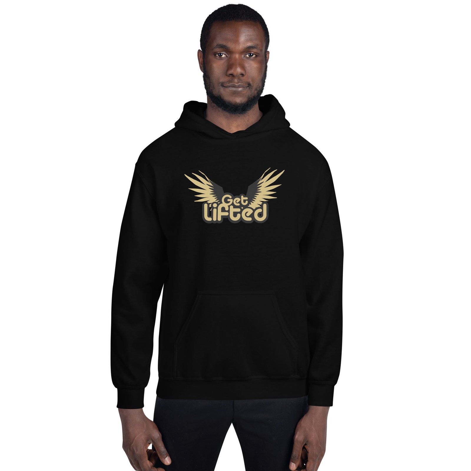 unisex heavy blend hoodie black front 695c25bbbe653
