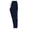 unisex joggers j. navy left front 695d8a875874d