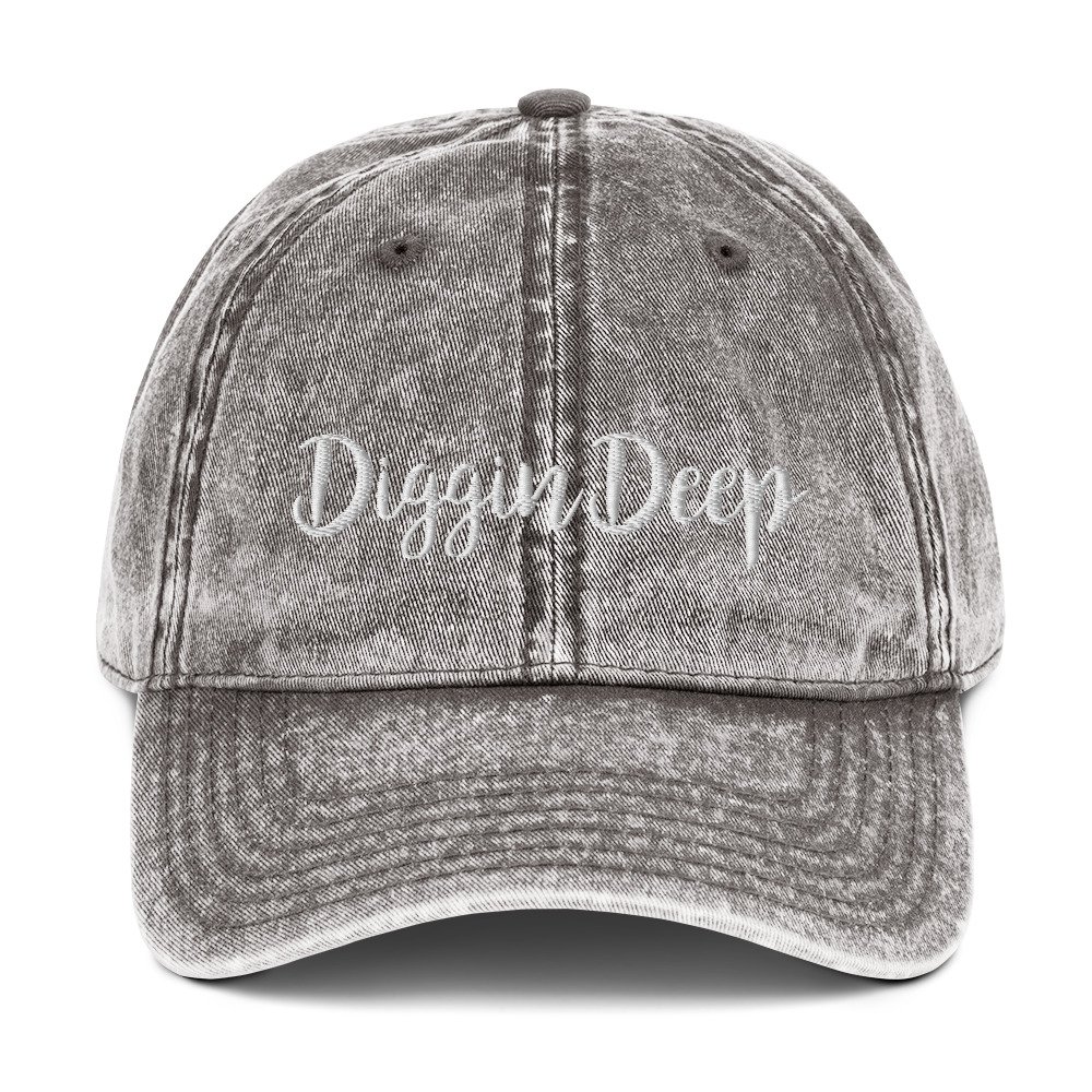 vintage cap charcoal grey front 695c91c660b0d