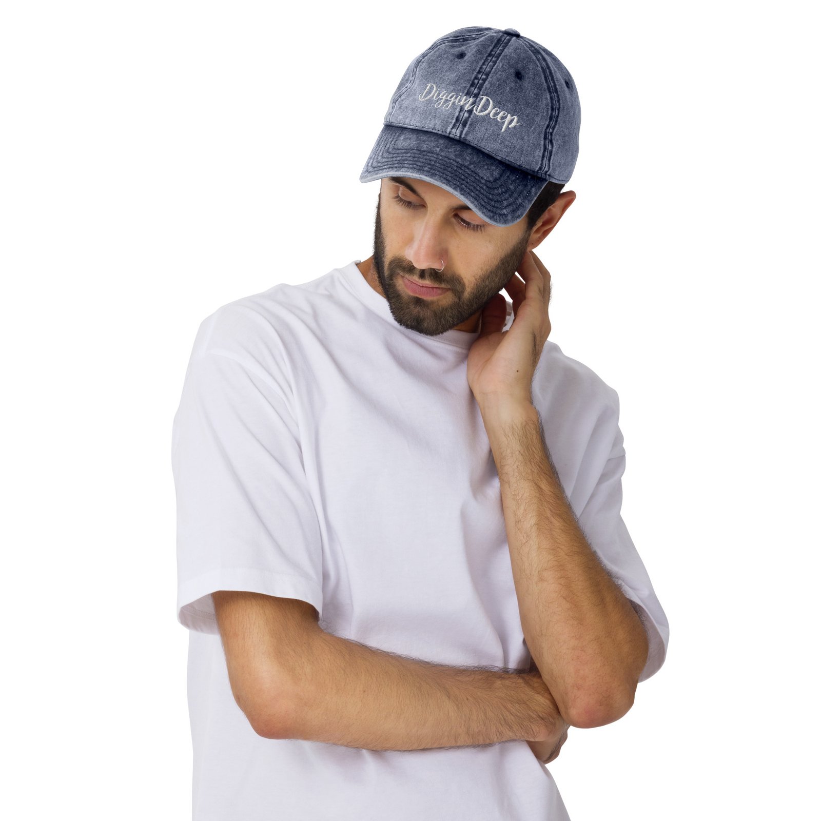 vintage cap navy front 695c91c65ac26