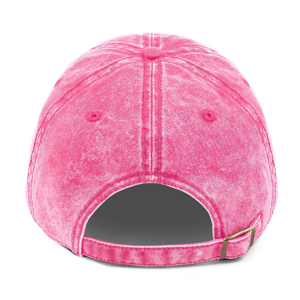 vintage cap pink back 695c91c65fa0c
