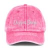 vintage cap pink front 695c91c65f4d0